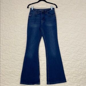 Aeropostale High Rise Flare Jeans Blue Size 4